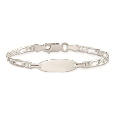 Sterling Silver Kids' ID Bracelet – view 4