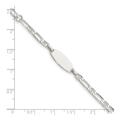 Sterling Silver Kids' ID Bracelet – view 5