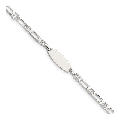Sterling Silver Kids' ID Bracelet