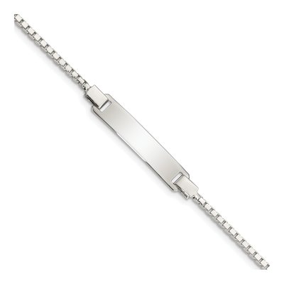 Sterling Silver Kids ID Bracelet