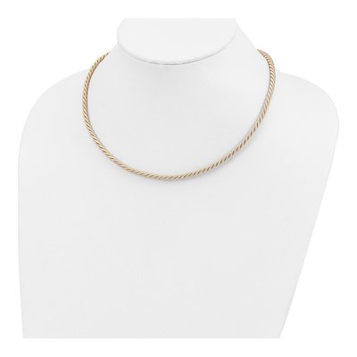 Sterling Silver Cream Cord Necklace – view 3