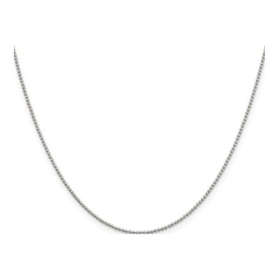 Sterling Silver 1.25mm Beaded Ball Chain – view 2
