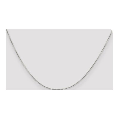 Sterling Silver 1.25mm Beaded Ball Chain – view 4