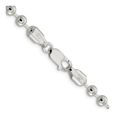 Sterling Silver 5mm Beaded Chain – view 3