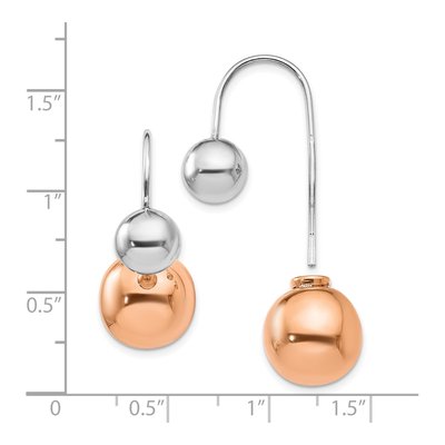 Gold-Plated Sterling Silver Dangle Earrings – view 5