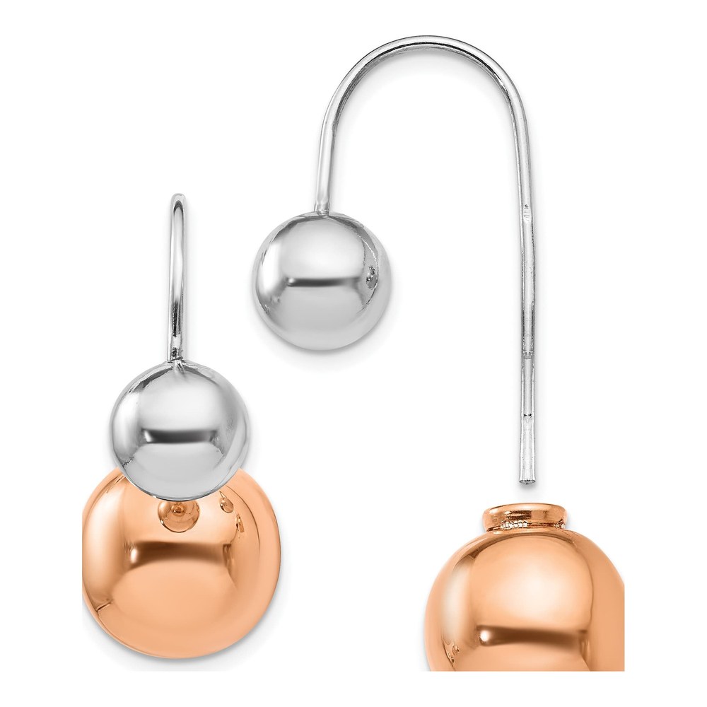 Gold-Plated Sterling Silver Dangle Earrings