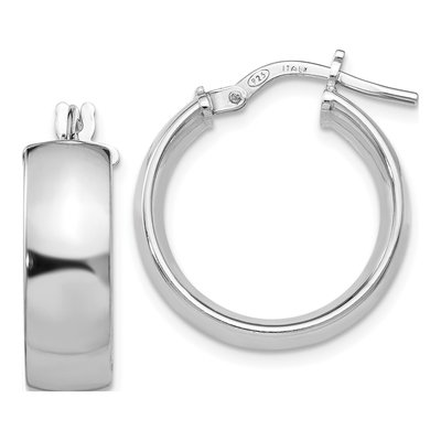 Sterling Silver 20mm Hoop Earrings