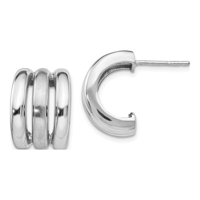 Sterling Silver 11mm Hoop Earrings