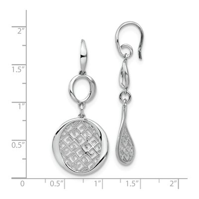 Sterling Silver Filigree Dangle Earrings – view 5