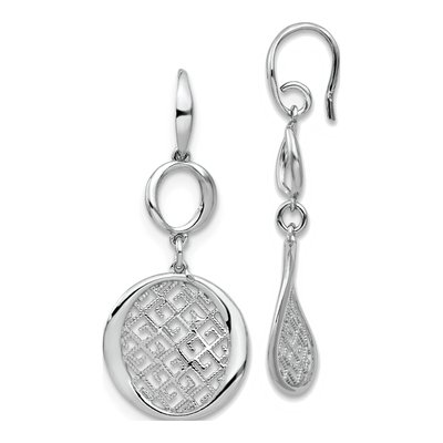 Sterling Silver Filigree Dangle Earrings