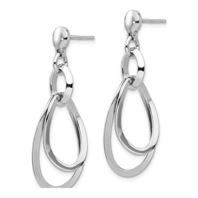 Sterling Silver Dangle Earrings – view 3