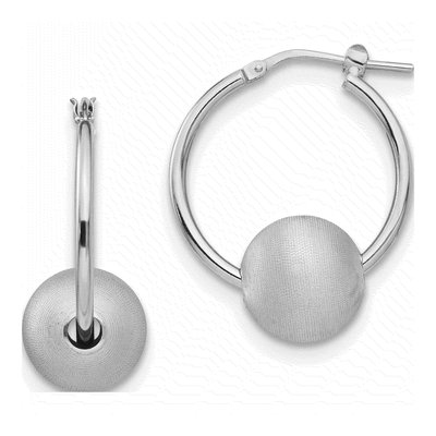 Sterling Silver 28mm Hoop Earrings