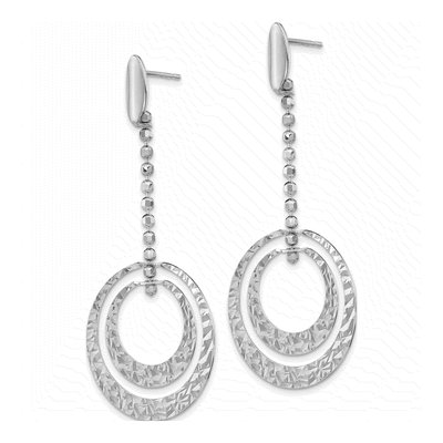 Sterling Silver Dangle Earrings – view 3