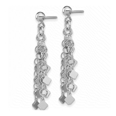 Sterling Silver Dangle Earrings – view 3