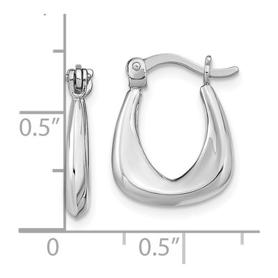 Sterling Silver Huggie Hoop Earrings – view 5