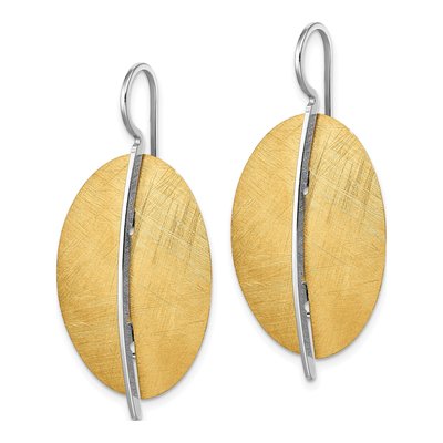 Gold-Plated Sterling Silver Dangle Earrings – view 3