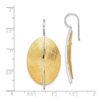 Gold-Plated Sterling Silver Dangle Earrings – view 5
