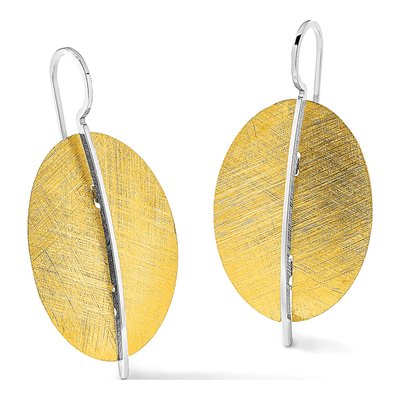 Gold-Plated Sterling Silver Dangle Earrings – view 6