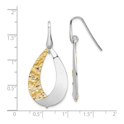 Gold-Plated Sterling Silver Dangle Earrings – view 5