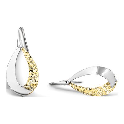 Gold-Plated Sterling Silver Dangle Earrings – view 6