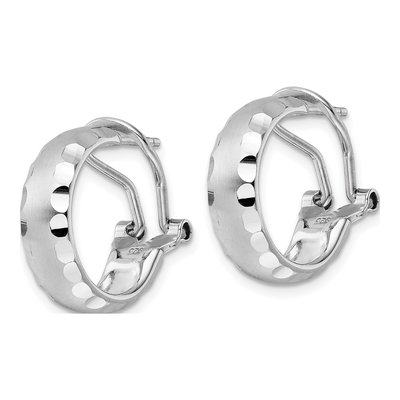 Sterling Silver 19mm Hoop Earrings – view 3