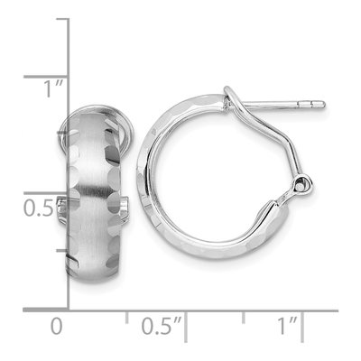 Sterling Silver 19mm Hoop Earrings – view 5