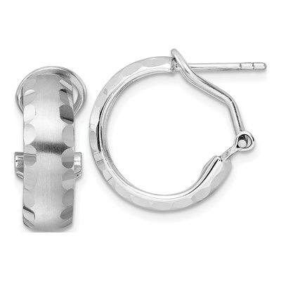 Sterling Silver 19mm Hoop Earrings