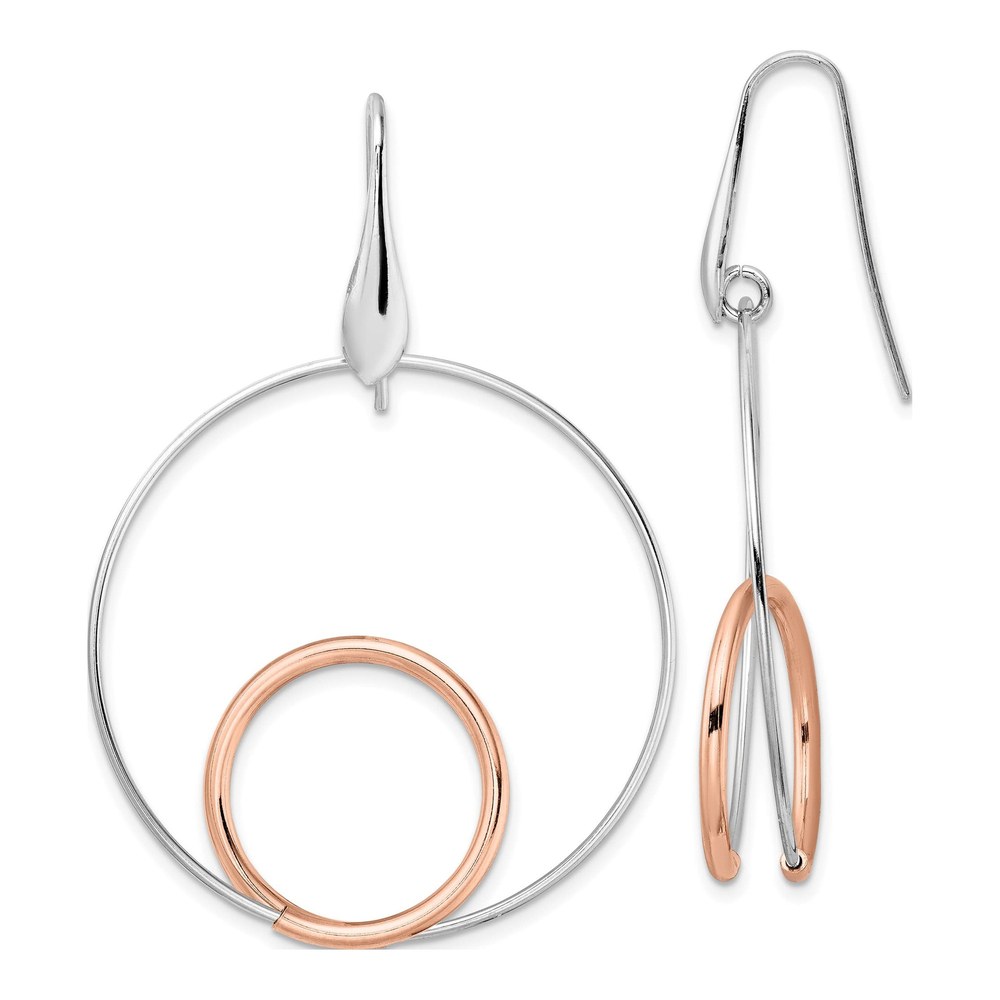 Gold-Plated Sterling Silver Dangle Earrings