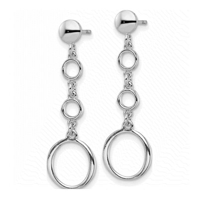 Sterling Silver Dangle Earrings – view 3
