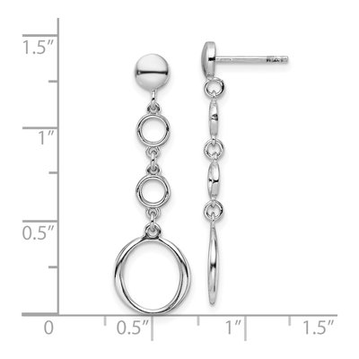 Sterling Silver Dangle Earrings – view 5