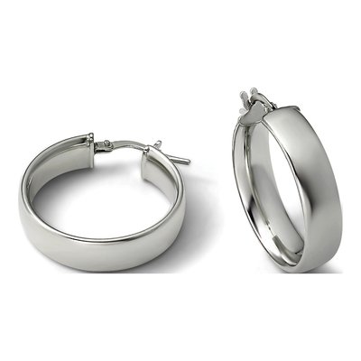 Sterling Silver Hoop Earrings – view 6
