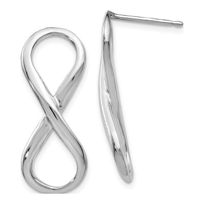 Sterling Silver Infinity Symbol Dangle Earrings