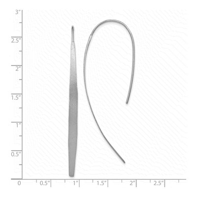 Sterling Silver Threader Earrings – view 5