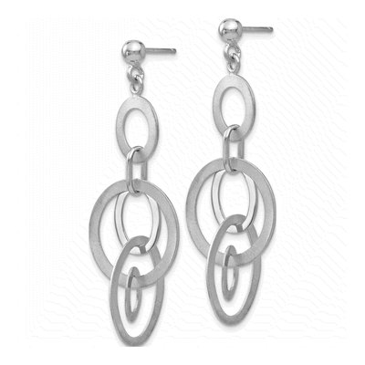 Sterling Silver Dangle Earrings – view 3