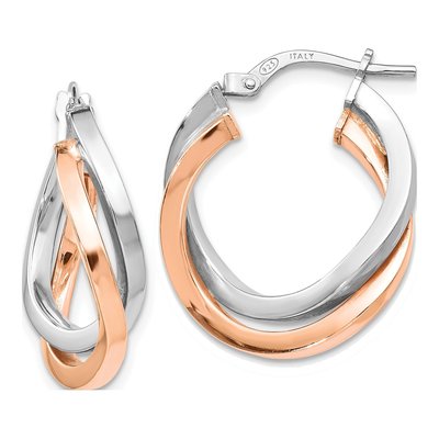 Sterling Silver 23mm Hoop Earrings