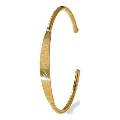Sterling Silver Scratch Cuff Bracelet – view 3