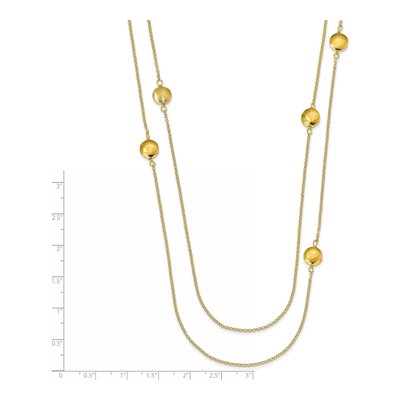 Gold-Plated Sterling Silver Textured Necklace – view 4