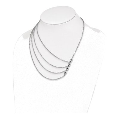Sterling Silver Multistrand Necklace – view 5