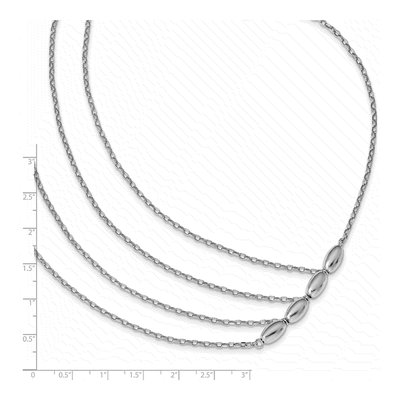 Sterling Silver Multistrand Necklace – view 6