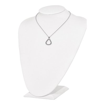 Sterling Silver Teardrop Pendant Necklace – view 3