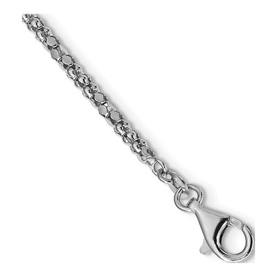 Sterling Silver 3-Layer Fancy Necklace – view 4