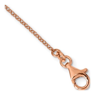 Rose Gold-Plated Sterling Silver Fancy Necklace – view 3