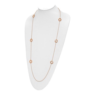 Rose Gold-Plated Sterling Silver Fancy Necklace – view 5