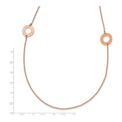 Rose Gold-Plated Sterling Silver Fancy Necklace – view 6