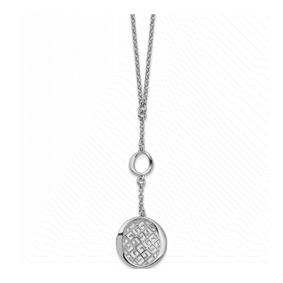 Sterling Silver Filigree Rolo Necklace