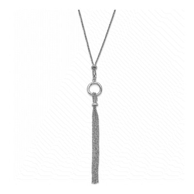 Sterling Silver Tassel Necklace