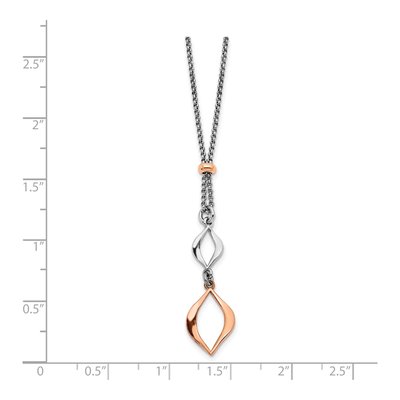 Rose Gold-Plated Sterling Silver Fancy Necklace – view 5