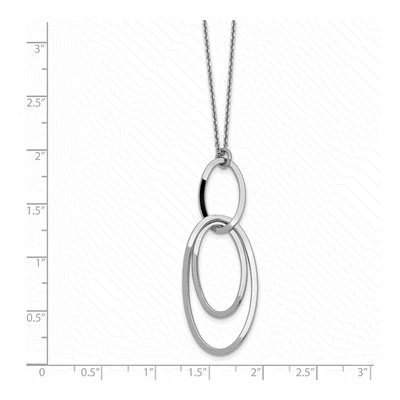 Sterling Silver Cable Pendant Necklace – view 5
