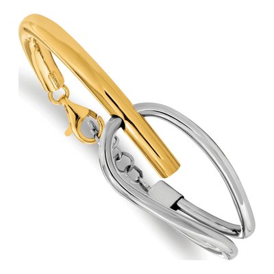 Gold-Plated Sterling Silver Bangle Bracelet