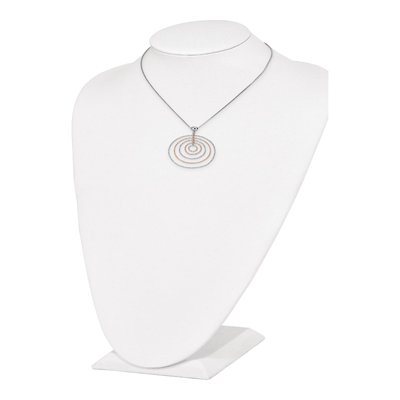 Rose Gold-Plated Sterling Silver Box Necklace – view 3